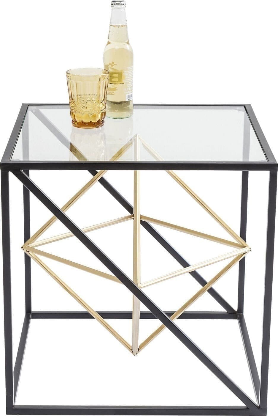 Bijzettafel Prisma 45x45cm Kare Design Bijzettafel 82170