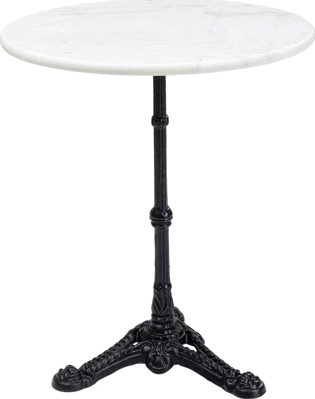 Bistro Tafel Kaffeehaus Round WhiteØ 60 Kare Design Eettafel 85157
