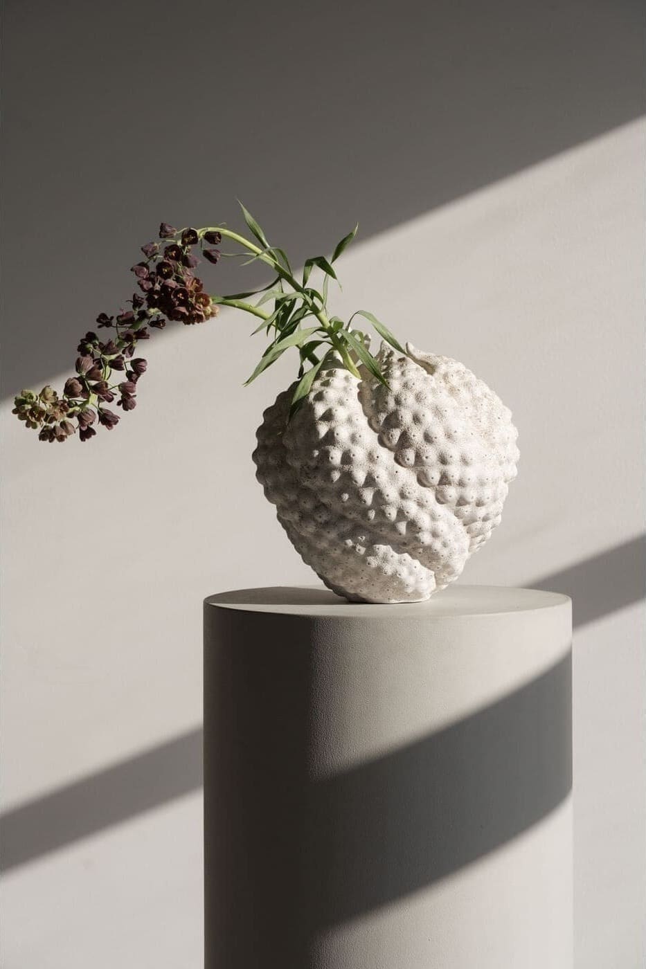 Deco Vaas Anemone White 37cm Kare Design Vaas 57496