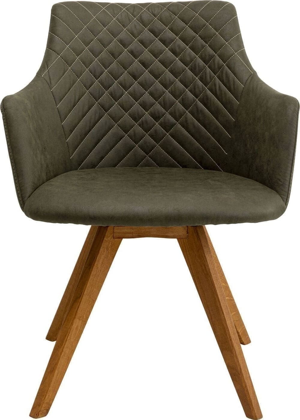 Draaistoel Coco Wood Green Kare Design Eetkamerstoel 70741