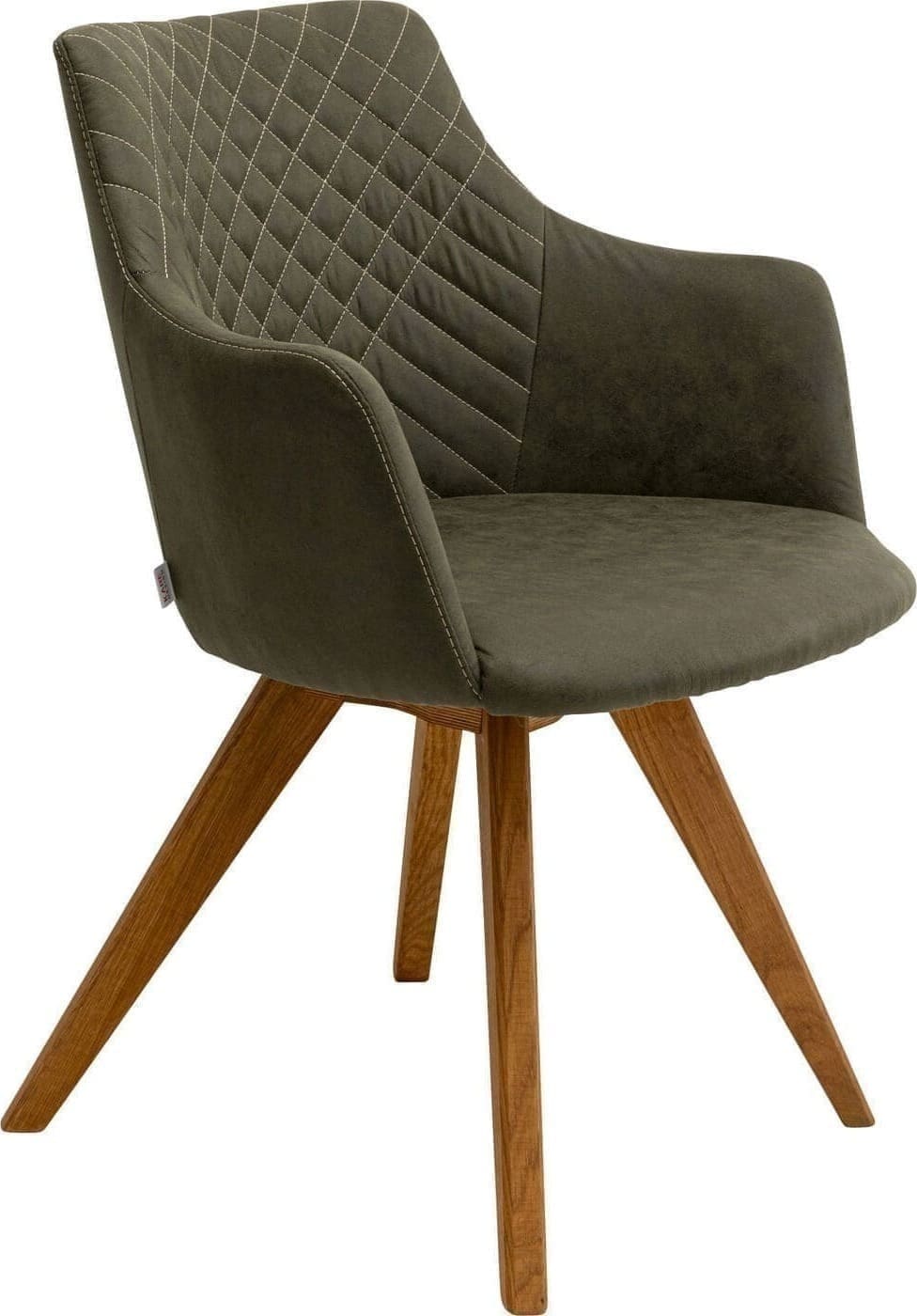 Draaistoel Coco Wood Green Kare Design Eetkamerstoel 70741
