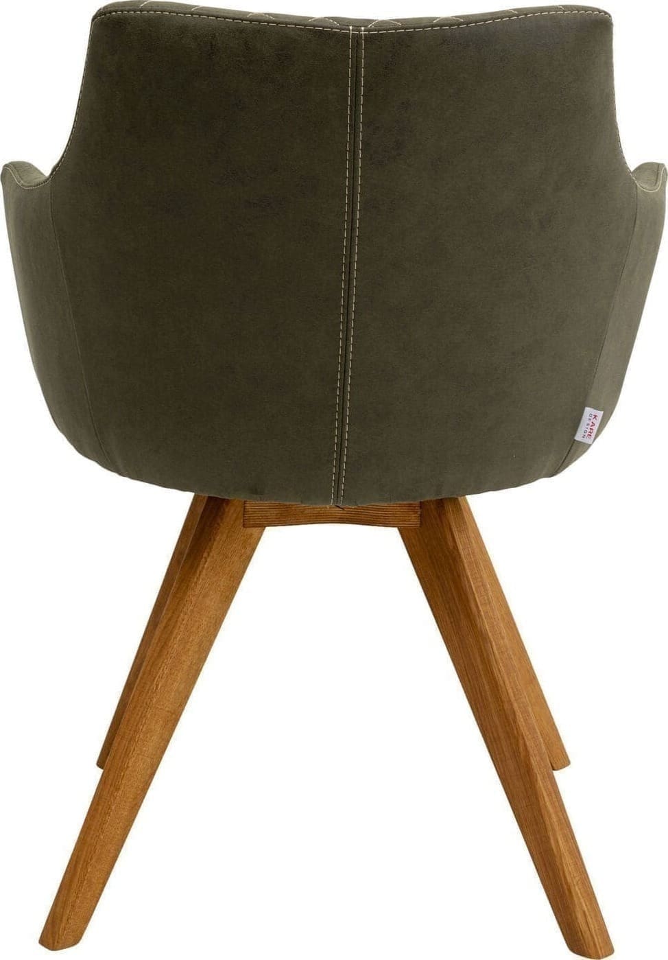 Draaistoel Coco Wood Green Kare Design Eetkamerstoel 70741