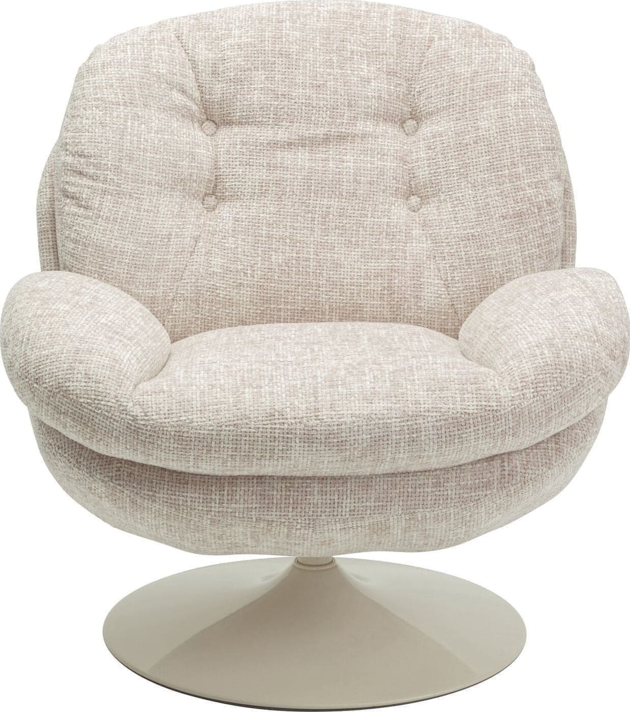 Draaistoel Met Arm Cosy Beige Kare Design Armstoel 70800