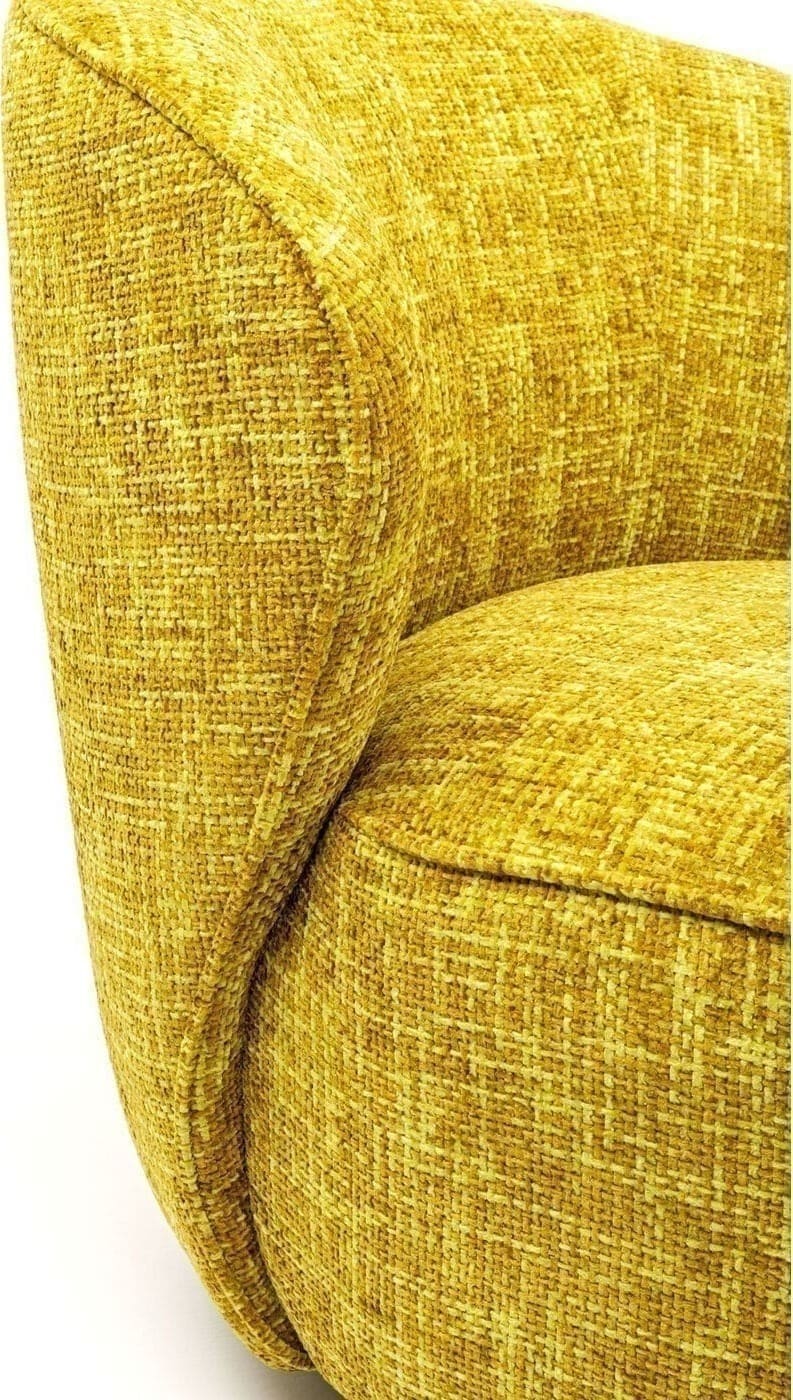 Draaistoel Met Arm Ellie Yellow Kare Design Armstoel 70547