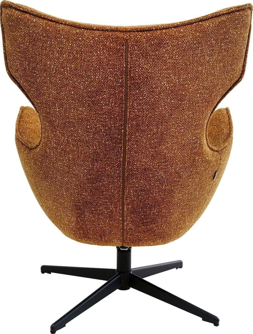 Draaistoel Met Arm + Hocker Jules Yellow Kare Design Armstoel 70822