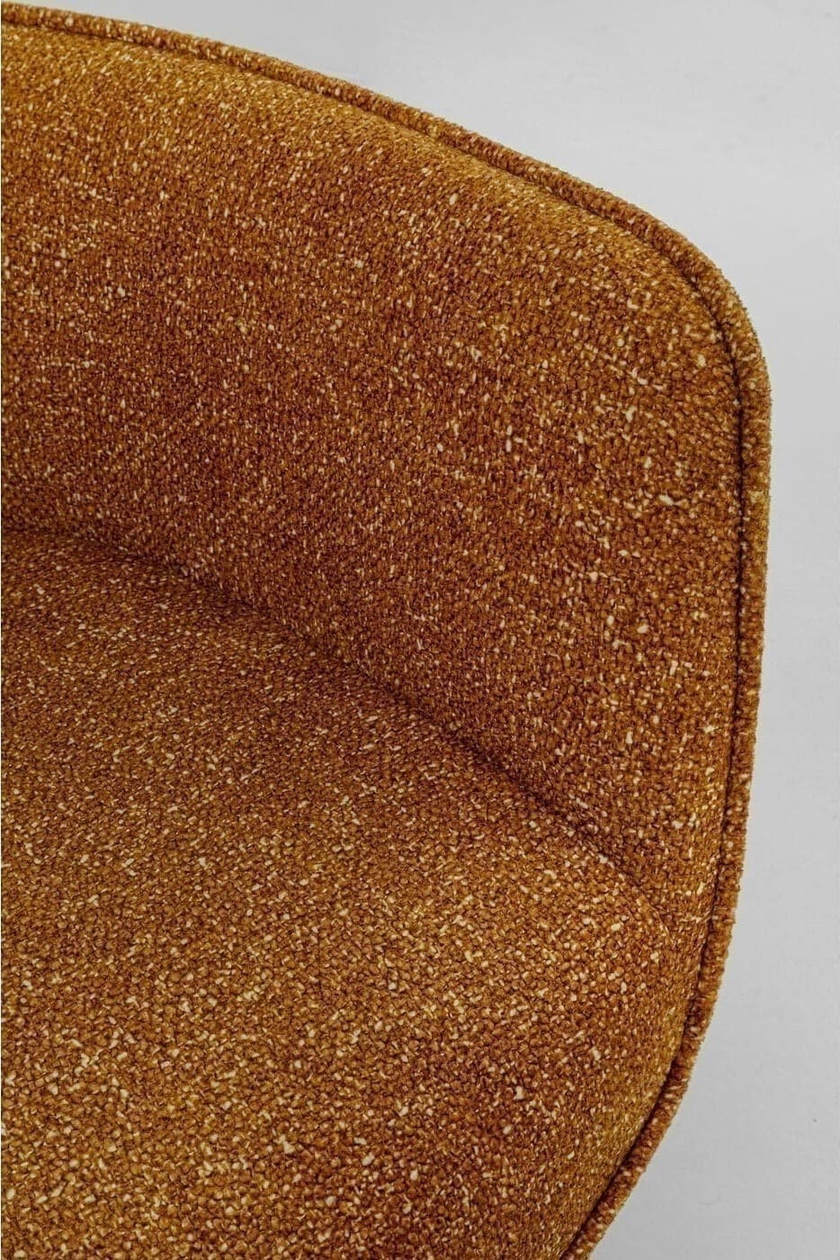 Draaistoel Met Arm + Hocker Jules Yellow Kare Design Armstoel 70822