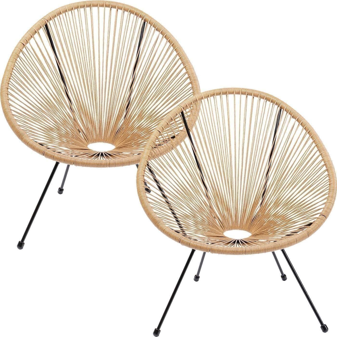 Fauteuil Acapulco Nature 2/Set Kare Design Fauteuil 47422