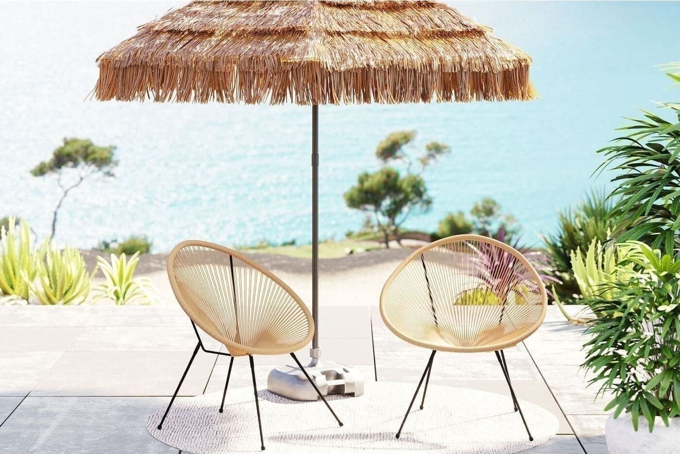 Fauteuil Acapulco Nature 2/Set Kare Design Fauteuil 47422