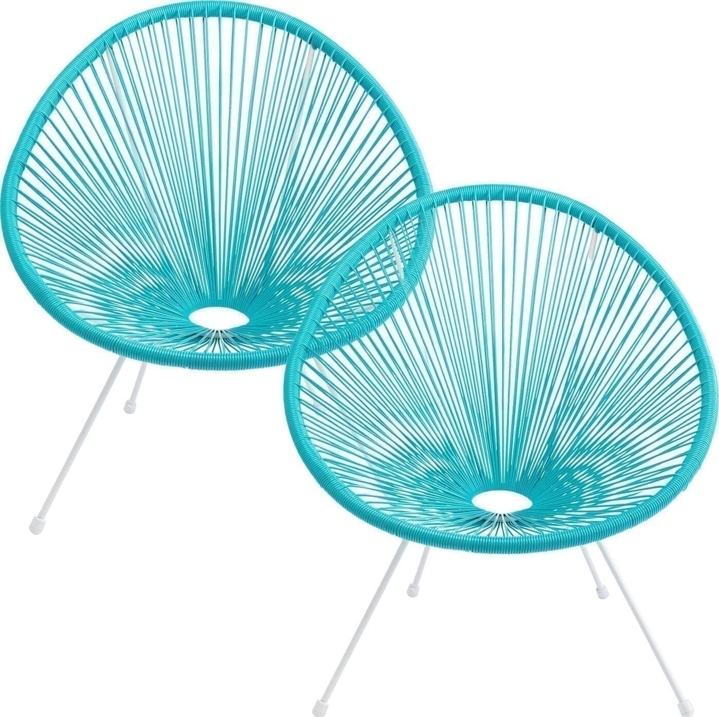 Fauteuil Acapulco Turquoise 2/Set Kare Design Fauteuil 47429