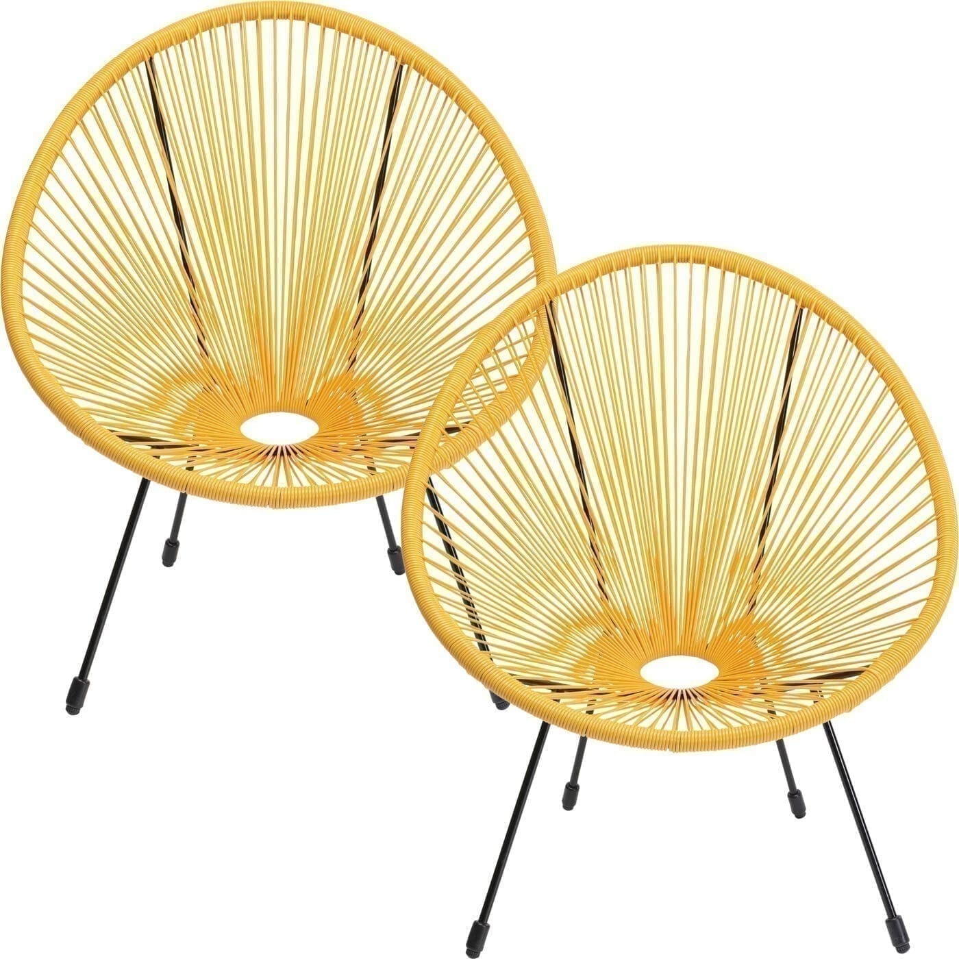 Fauteuil Acapulco Yellow 2/Set Kare Design Fauteuil 47418