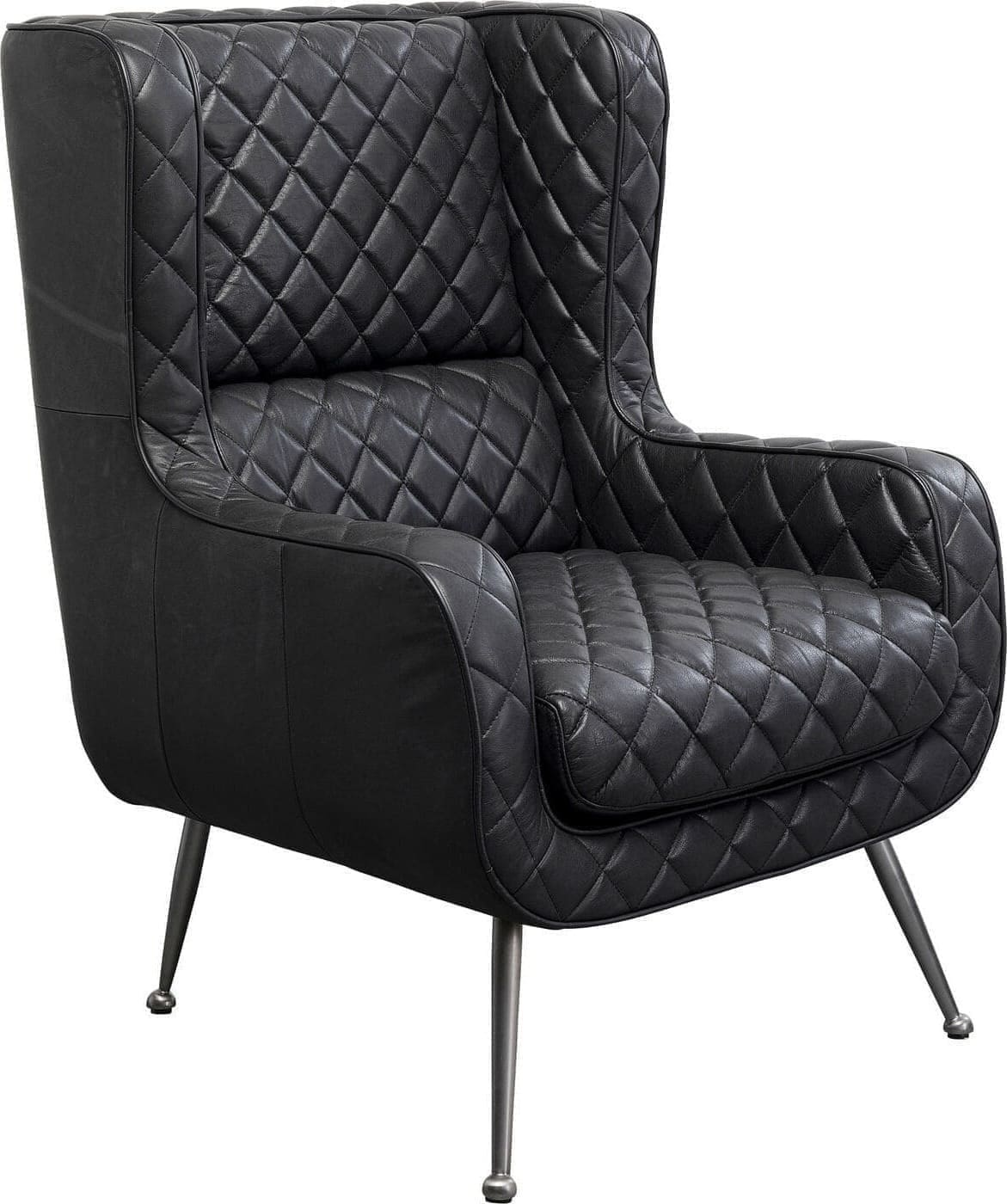 Fauteuil Nonna Smart Leather Black Kare Design Fauteuil 87904