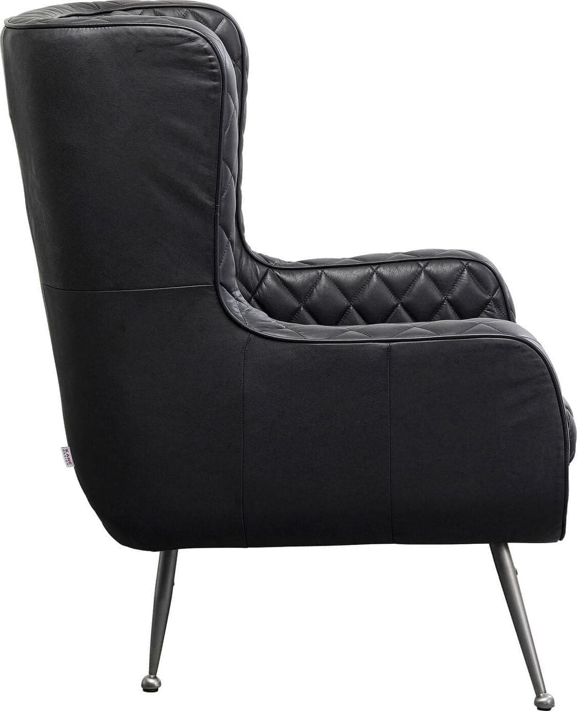Fauteuil Nonna Smart Leather Black Kare Design Fauteuil 87904