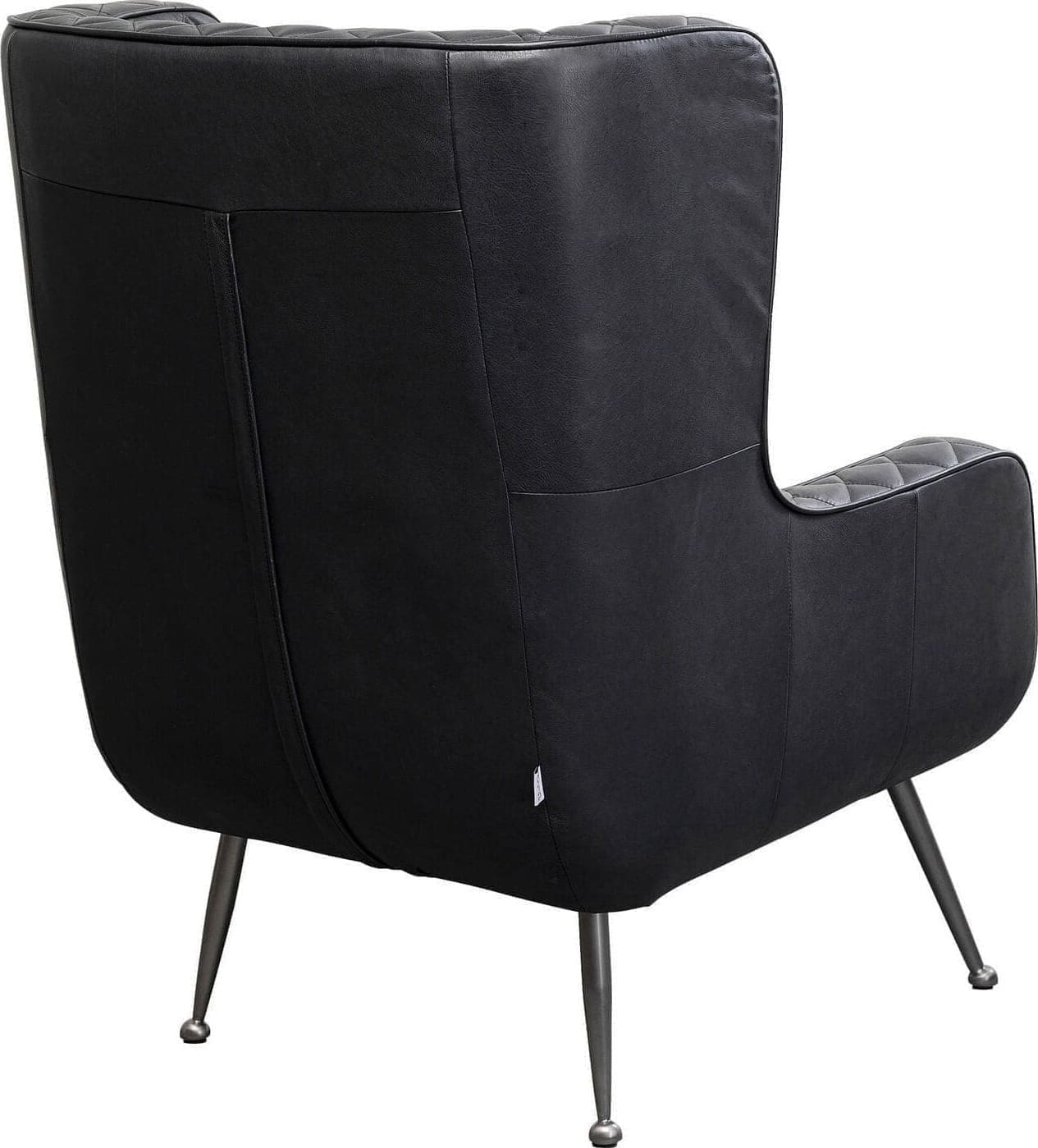 Fauteuil Nonna Smart Leather Black Kare Design Fauteuil 87904