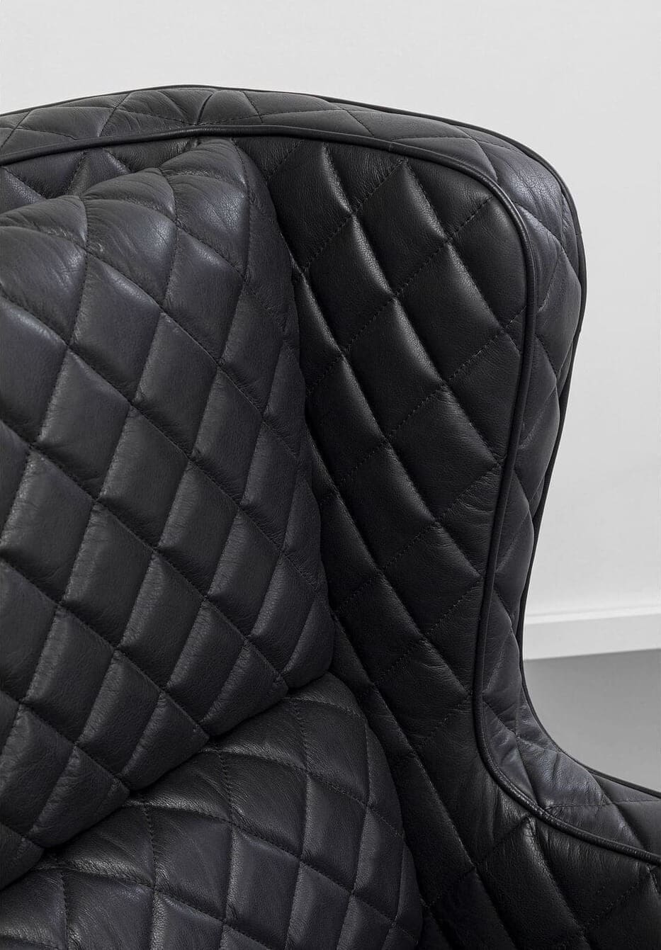 Fauteuil Nonna Smart Leather Black Kare Design Fauteuil 87904
