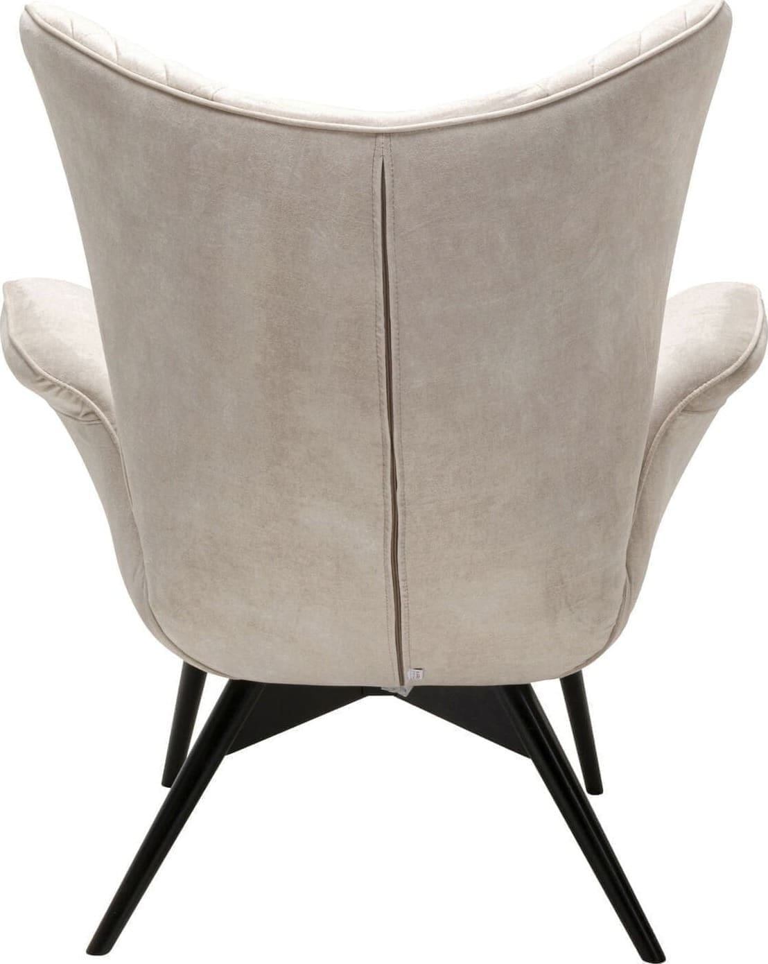 Fauteuil Tudor Velvet Creme Kare Design Fauteuil 70738