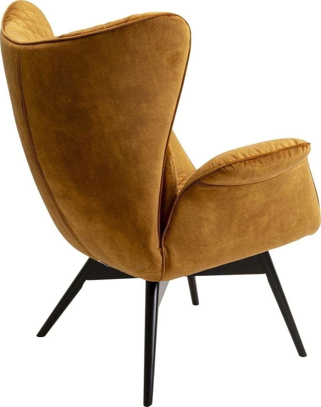 Fauteuil Tudor Velvet Gold Brown Kare Design Fauteuil 70737
