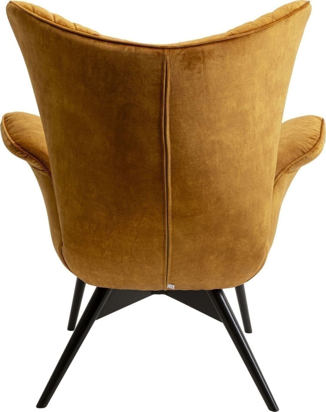 Fauteuil Tudor Velvet Gold Brown Kare Design Fauteuil 70737