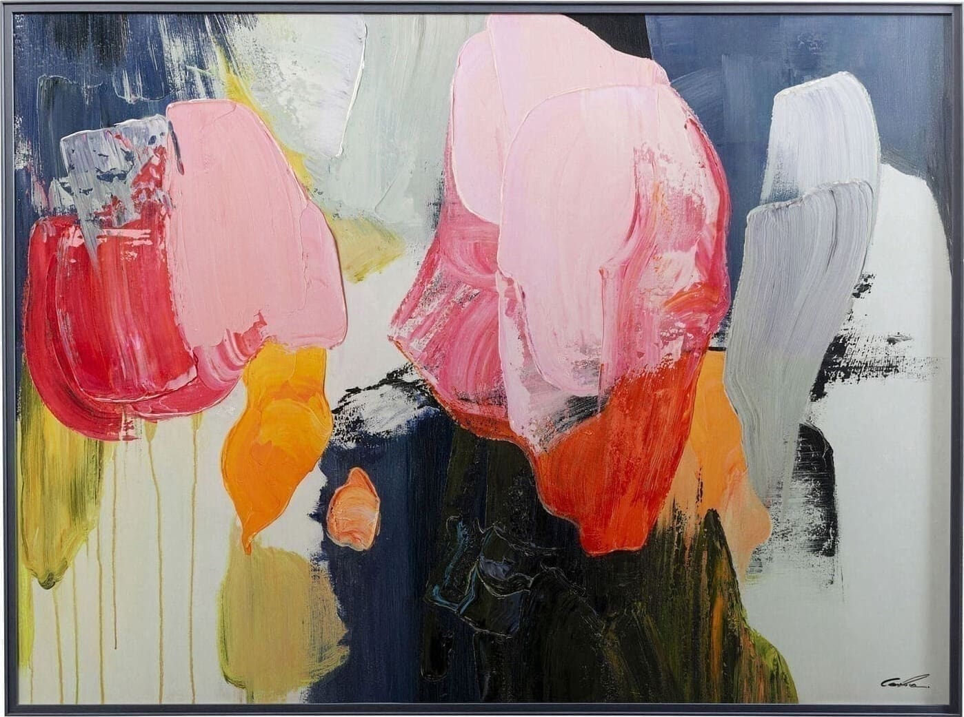 Fotolijst Abstract High Gloss Pink 160x120cm Kare Design Schilderij 57724