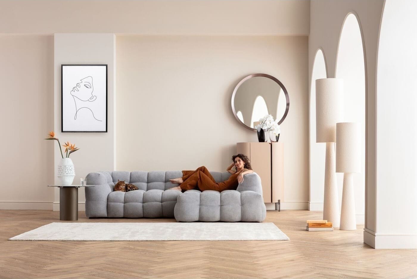 Fotolijst Drawing Lady 63x93cm Kare Design Schilderij 56769