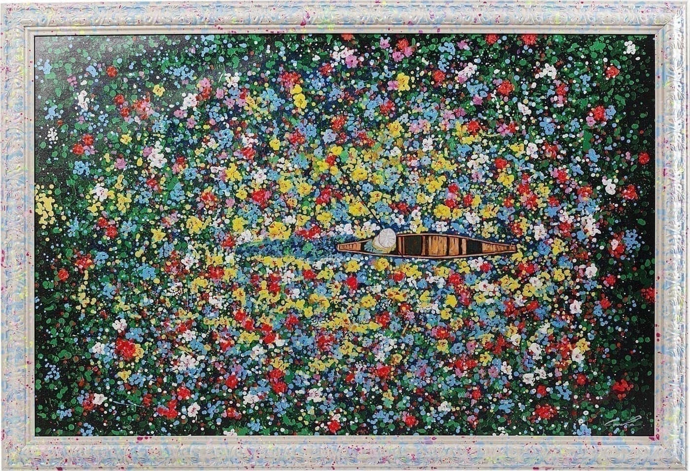 Fotolijst Floating Flower Market 150x100cm Kare Design Schilderij 57726