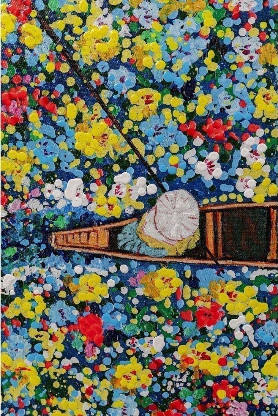 Fotolijst Floating Flower Market 150x100cm Kare Design Schilderij 57726