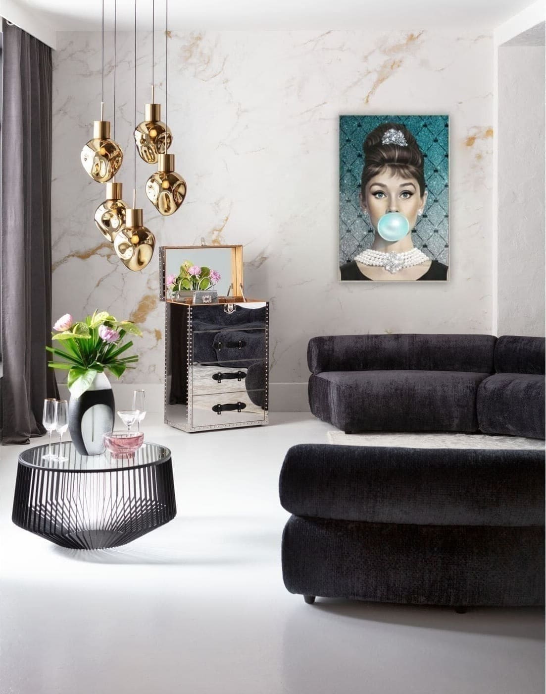 Fotolijst Muse Bubble Diva 80x120cm Kare Design Schilderij 57555