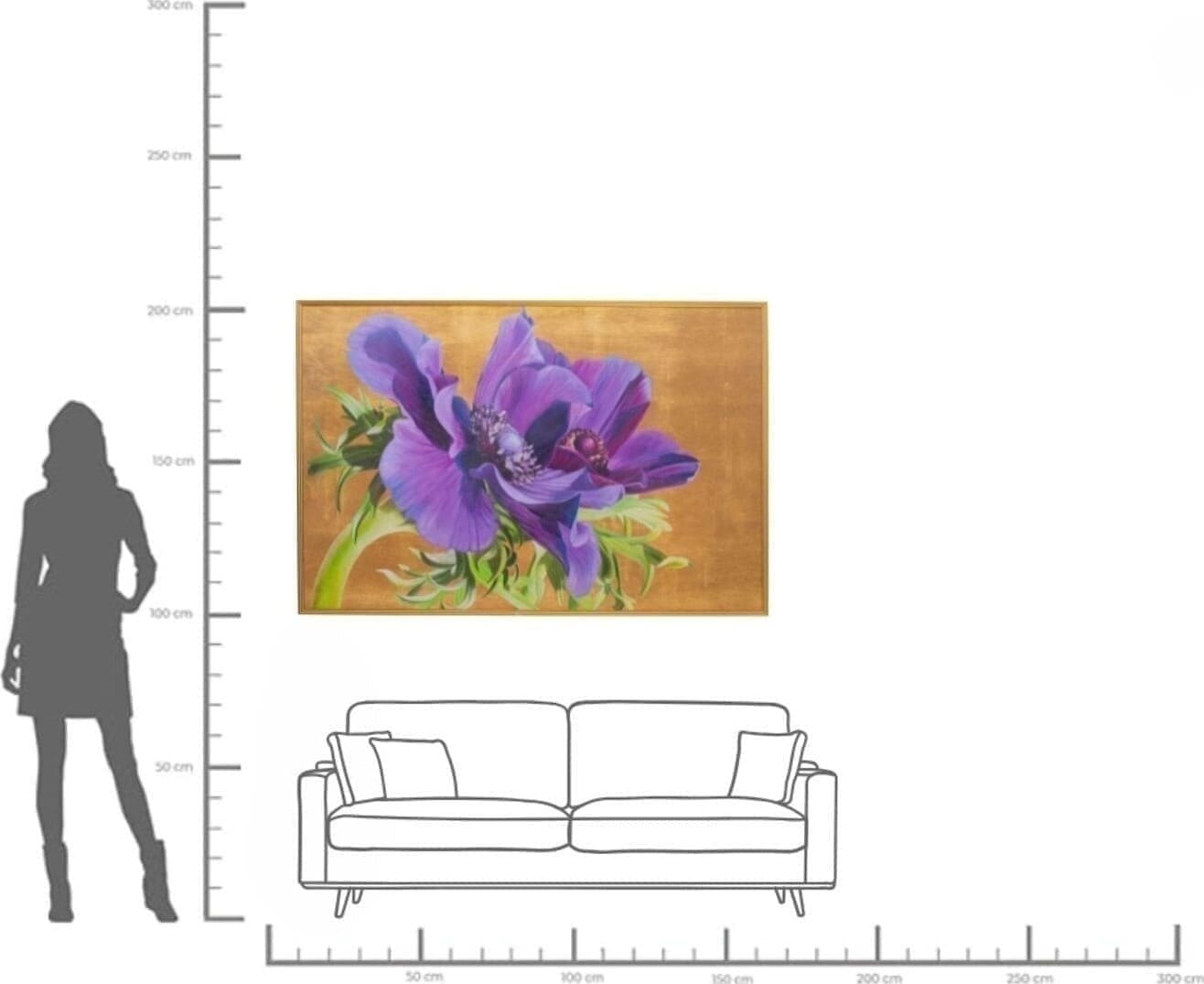 Fotolijst Violet 150x100cm Kare Design Schilderij 53046
