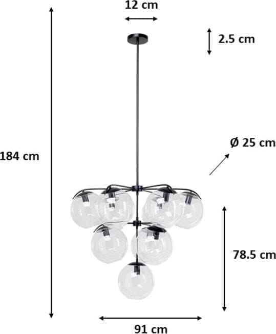 Hanglamp Lasmina Bunch Ø91cm Kare Design Hanglamp 53153