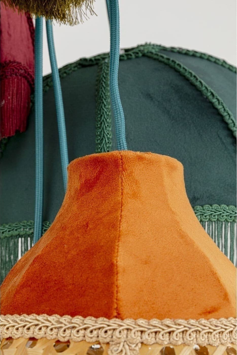 Hanglamp Saloon Fringes 10-lite Kare Design Hanglamp 57465