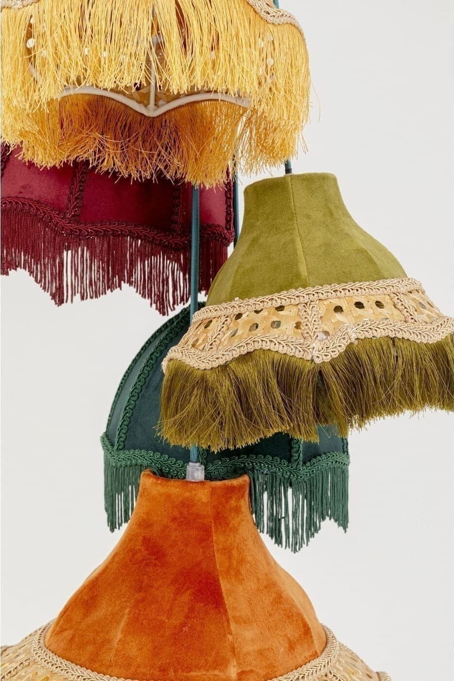 Hanglamp Saloon Fringes 5-lite Kare Design Hanglamp 57466