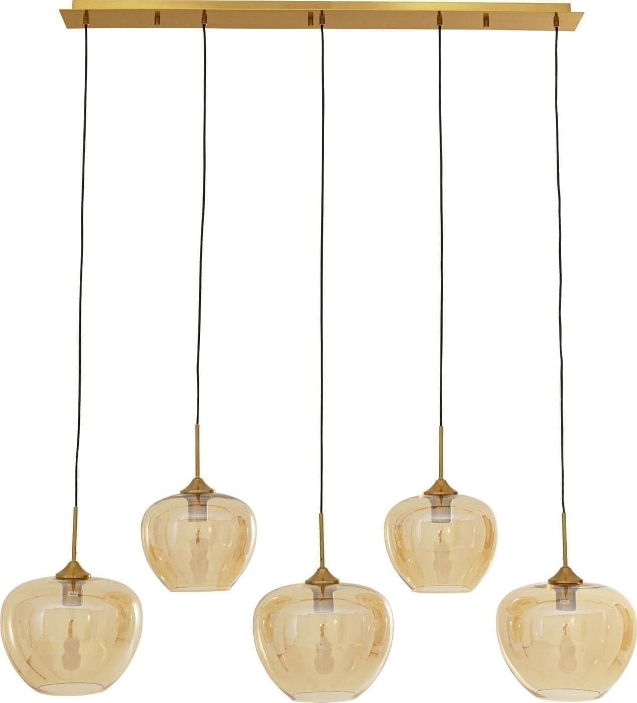 Hanglamp Sphere Amber Five 160cm Kare Design Hanglamp 57706