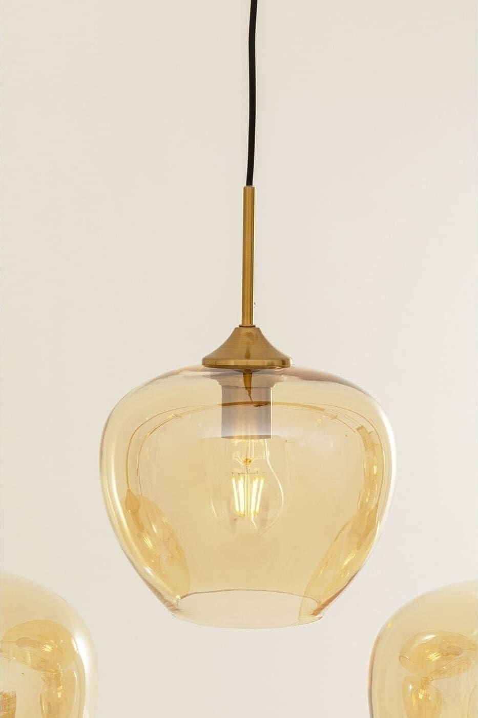 Hanglamp Sphere Amber Five 160cm Kare Design Hanglamp 57706