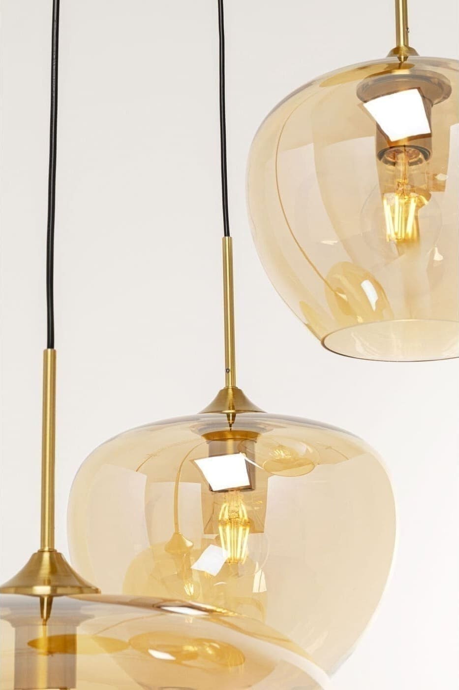 Hanglamp Sphere Amber Ø45cm Kare Design Hanglamp 57504
