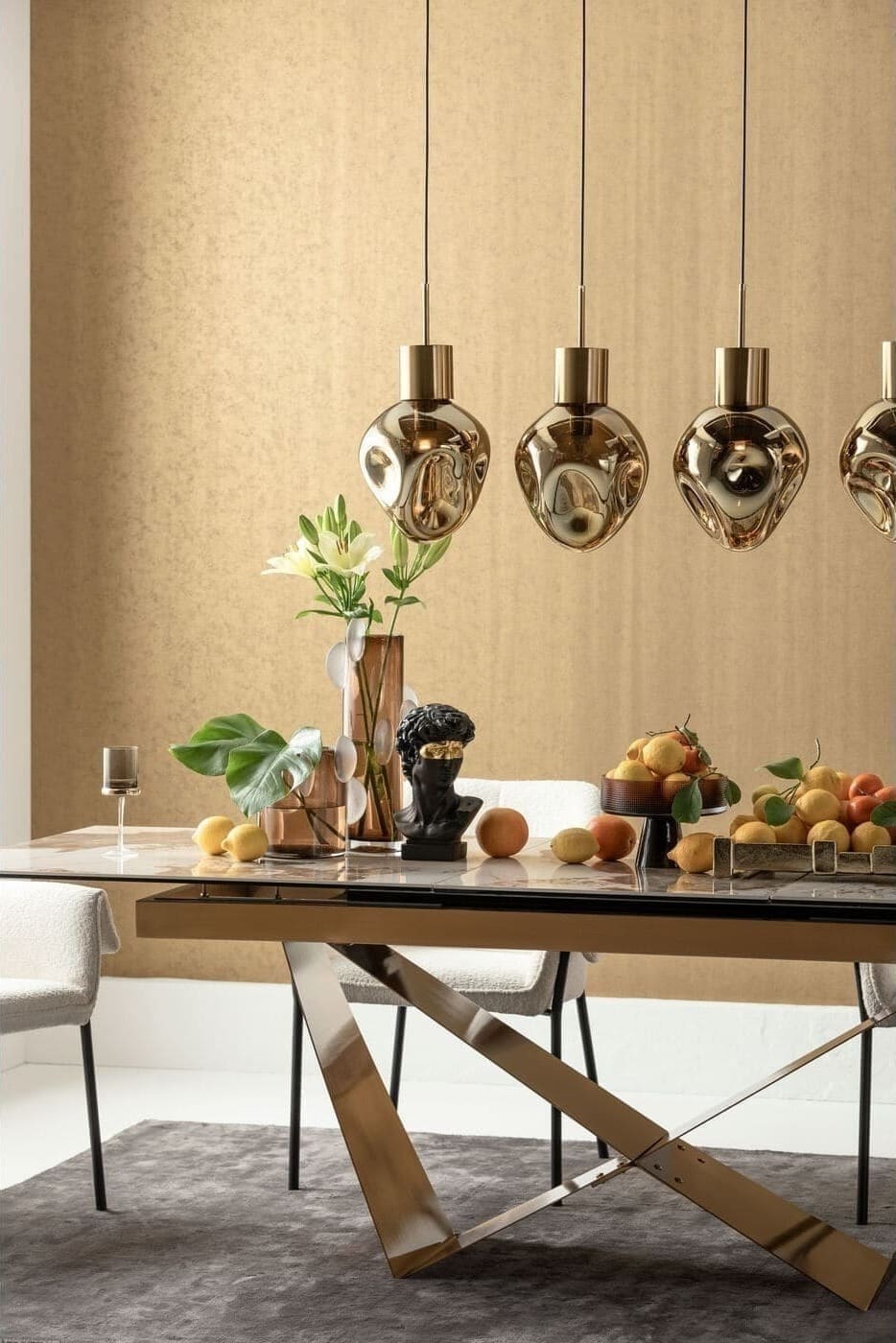 Hanglamp Supernova Amber 110cm Kare Design Hanglamp 56424