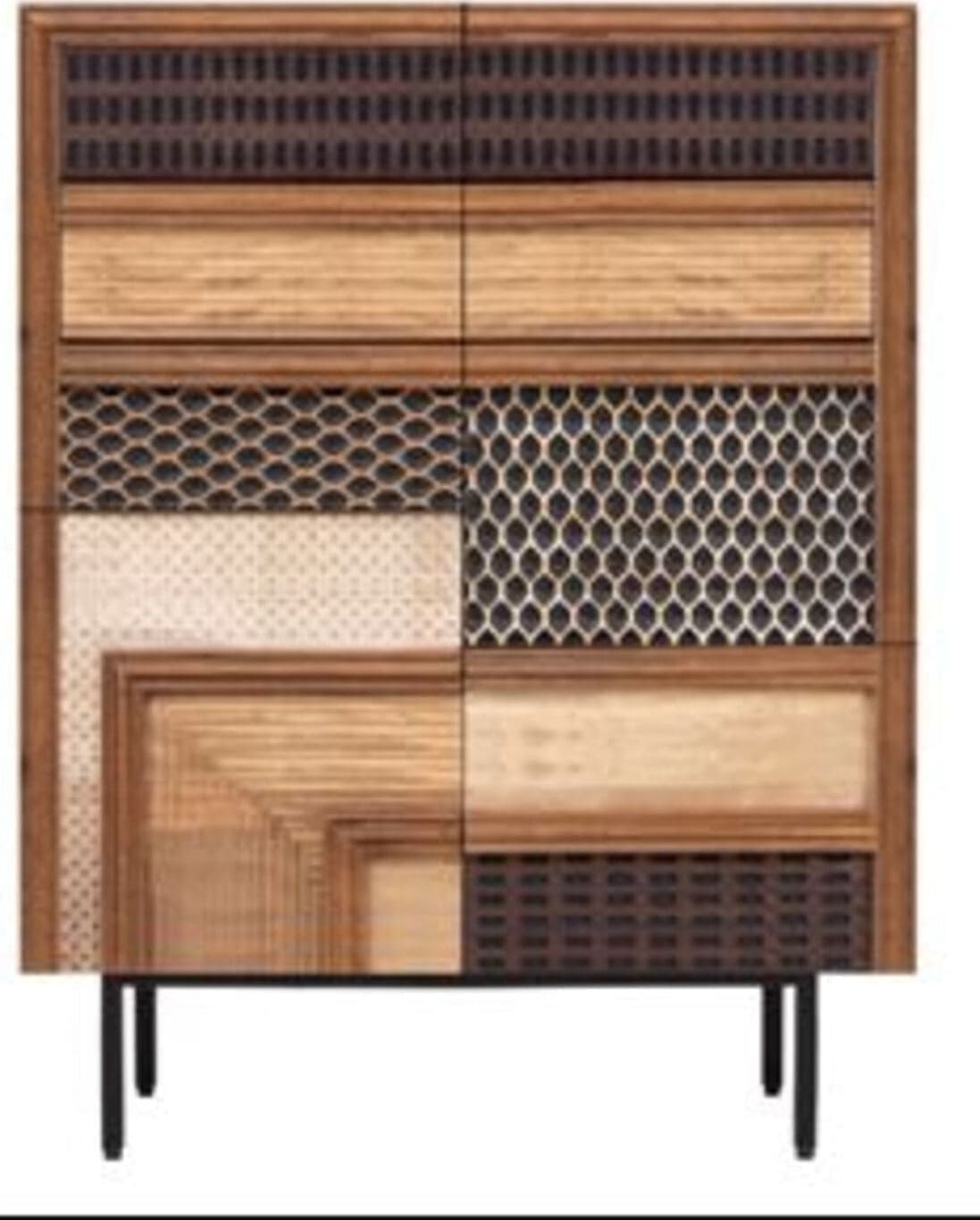 Highboard Gino 100x110cm Kare Design Kast|Bergkast 70467
