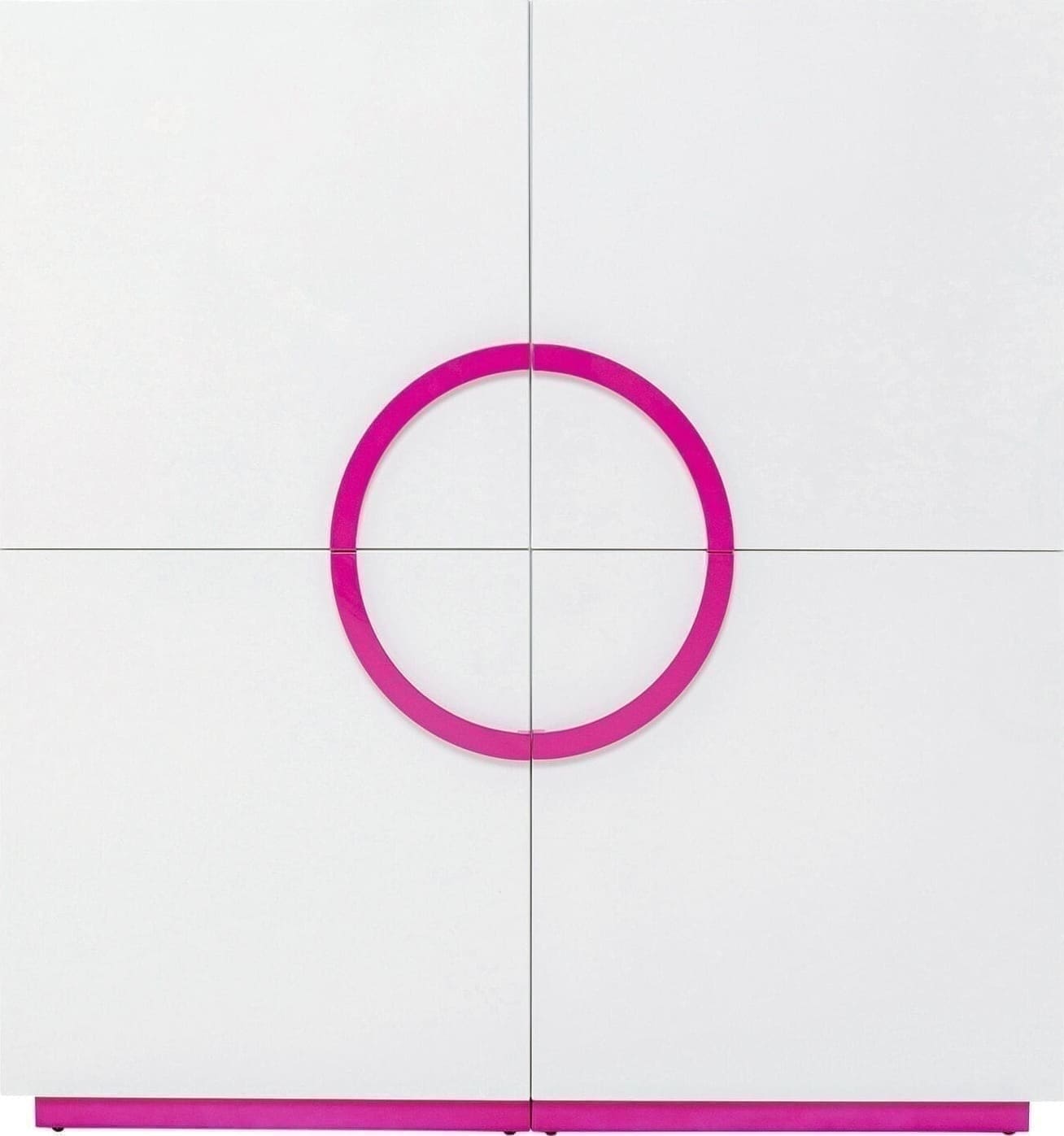 Kast Tresor White Pink 160x166cm Kare Design Kast|Bergkast 70868