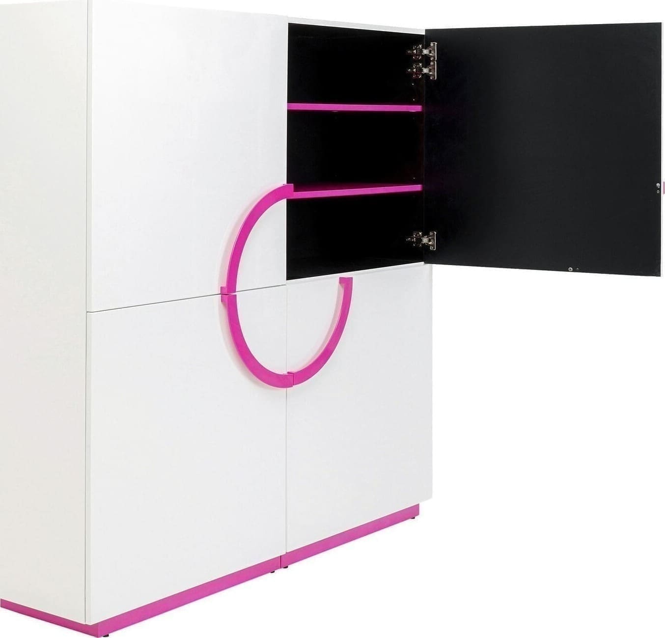 Kast Tresor White Pink 160x166cm Kare Design Kast|Bergkast 70868