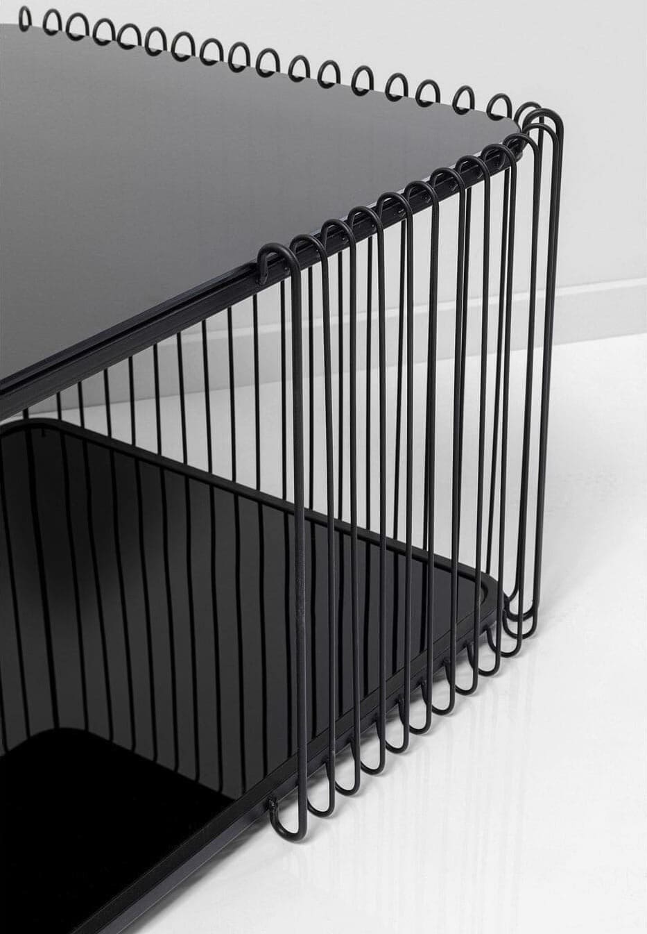 Salontafel Wire Double Black 120x60cm Kare Design Salontafel 87818
