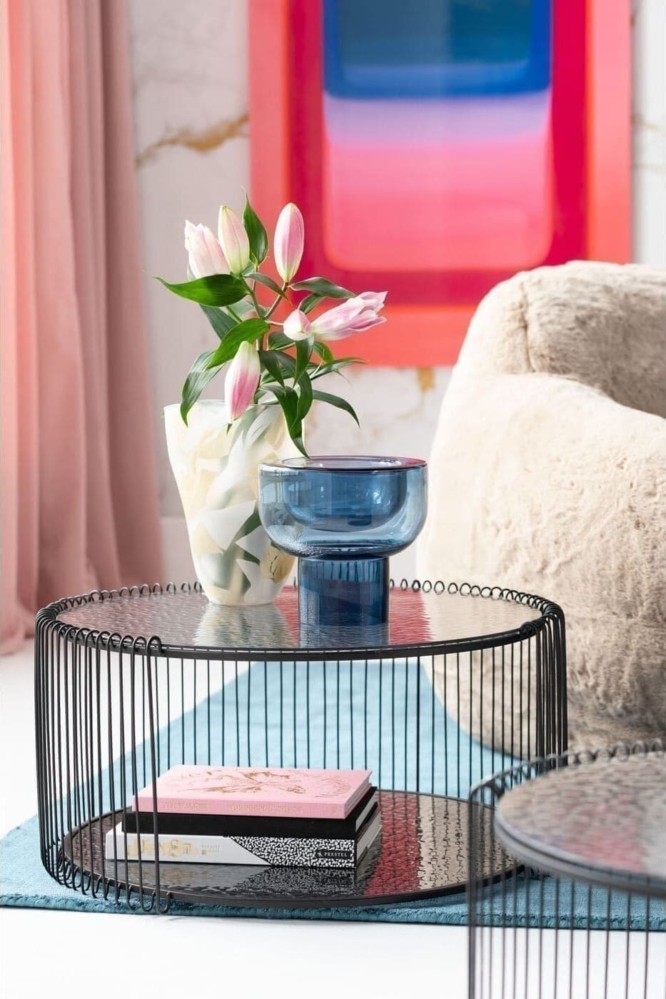 Salontafel Wire Double Bubble Black (2/Set) Kare Design Salontafel 87819