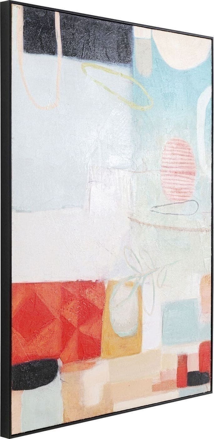 Schilderij Canvas Allegro Circles 120x90cm Kare Design Schilderij 56682