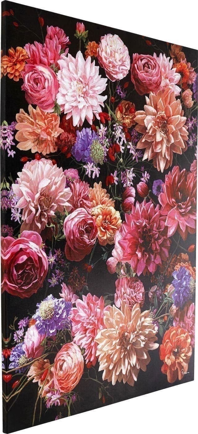 Schilderij Canvas Flower Bouquet 140x200cm Kare Design Schilderij 51865
