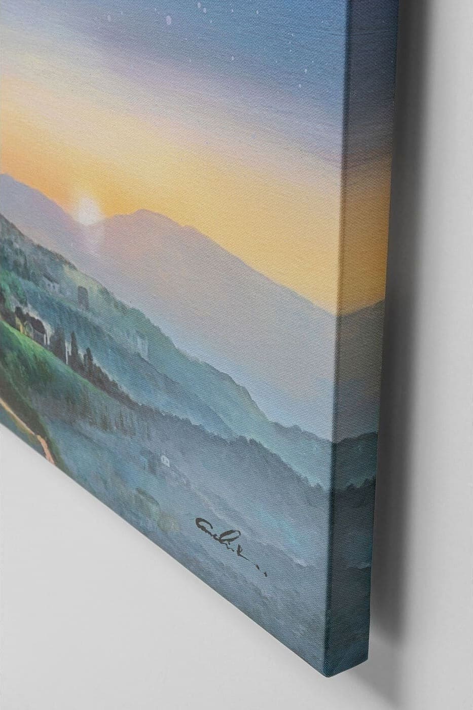 Schilderij Canvas Flying Elephant At Night 120x160cm Kare Design Schilderij 54827