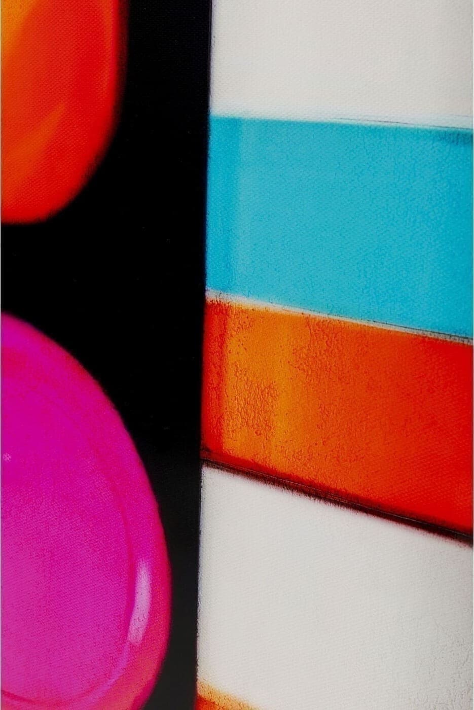 Schilderij Canvas Pastilla Stripes 70x140cm Kare Design Schilderij 56705