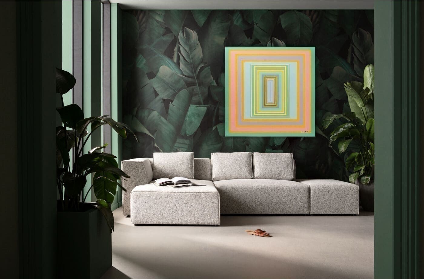 Schilderij Canvas Tendency Focus 140x140cm Kare Design Schilderij 56701