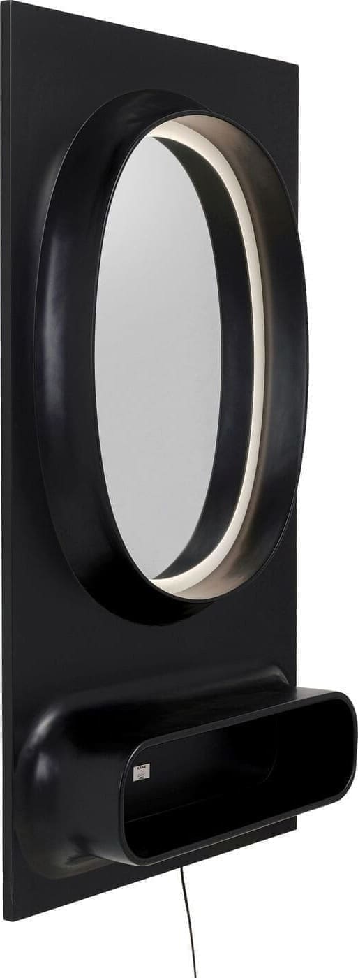 Spiegel Aero LED Black 80x141cm Kare Design Spiegel 70840