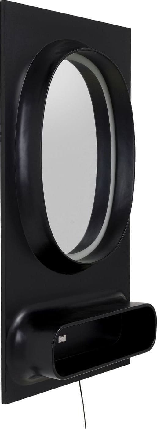 Spiegel Aero LED Black 80x141cm Kare Design Spiegel 70840