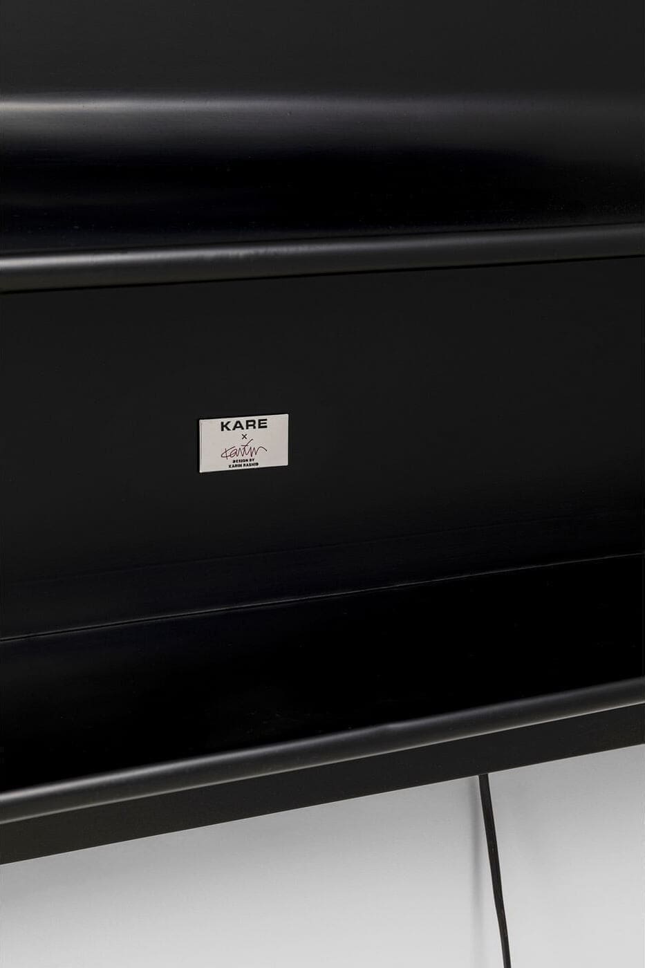 Spiegel Aero LED Black 80x141cm Kare Design Spiegel 70840