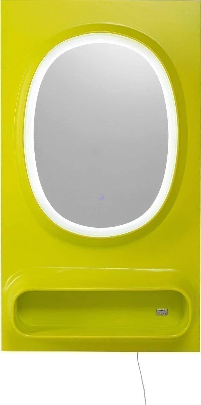 Spiegel Aero LED Green 80x141cm Kare Design Spiegel 70842