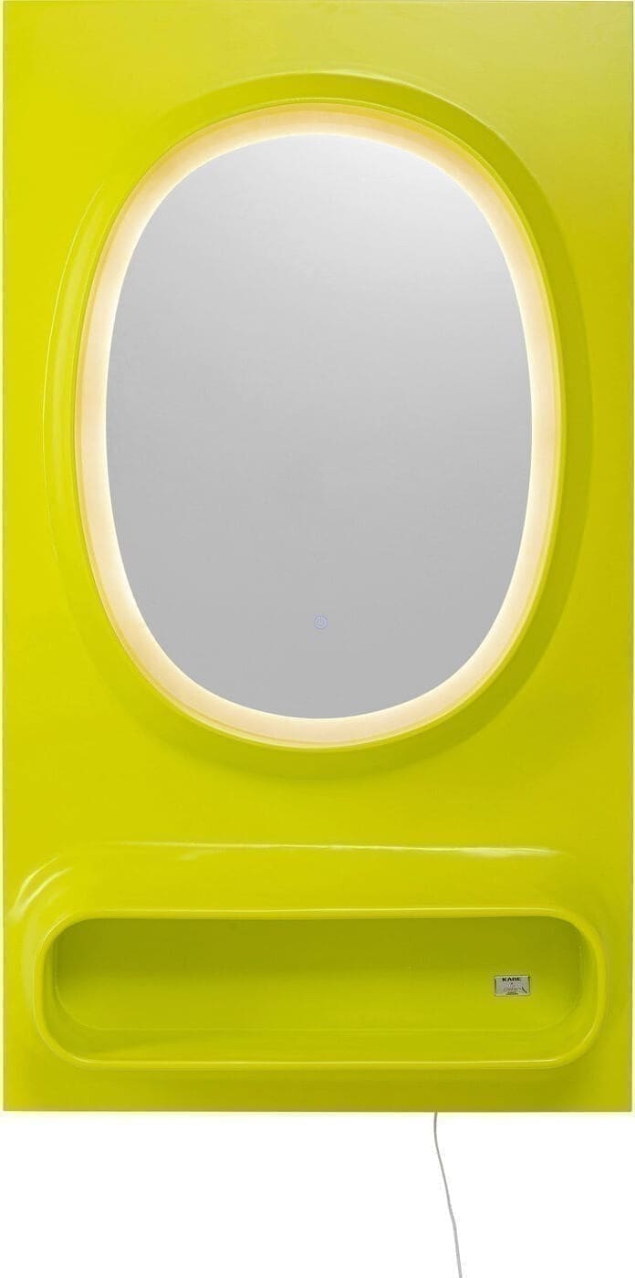 Spiegel Aero LED Green 80x141cm Kare Design Spiegel 70842