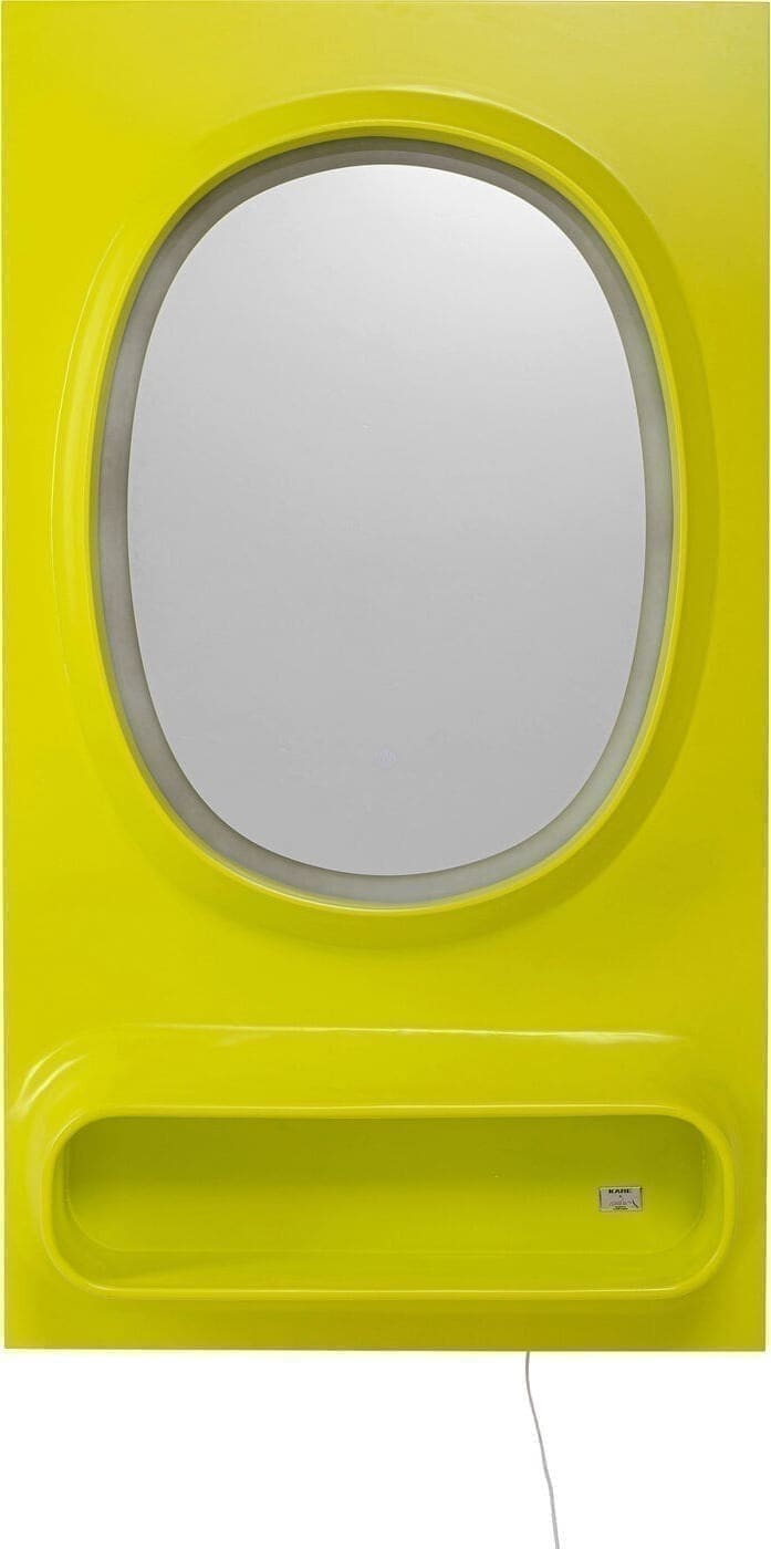 Spiegel Aero LED Green 80x141cm Kare Design Spiegel 70842